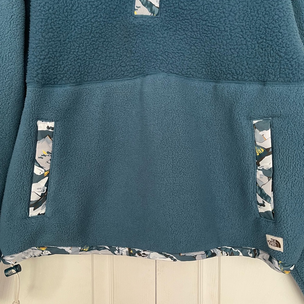 {The North Face} Liberty Cragmont Pullover Fleece in Teal - Women's Large - Picture 5 of 15